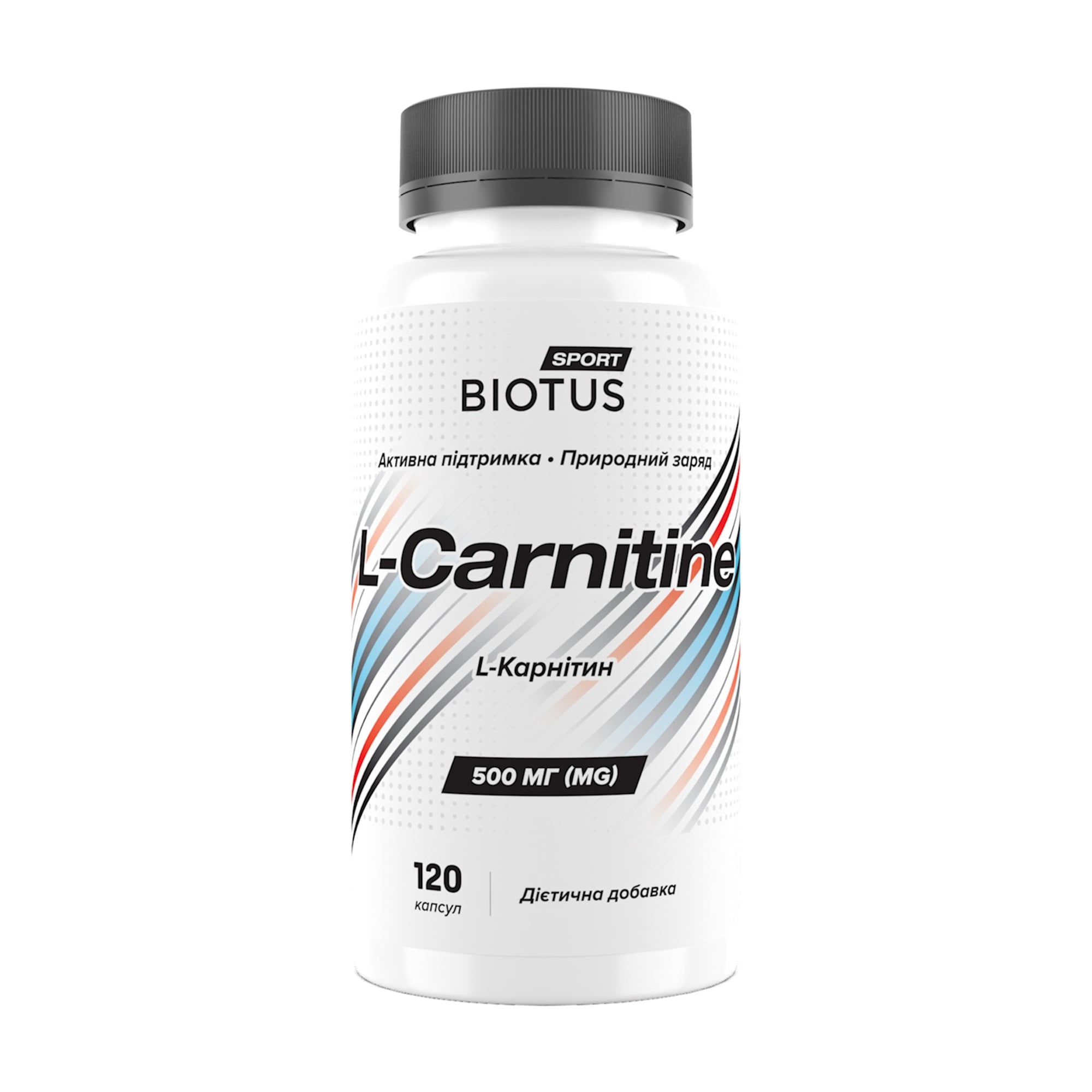 L-карнітин Biotus L-Carnitine 500 мг, 120 капсул