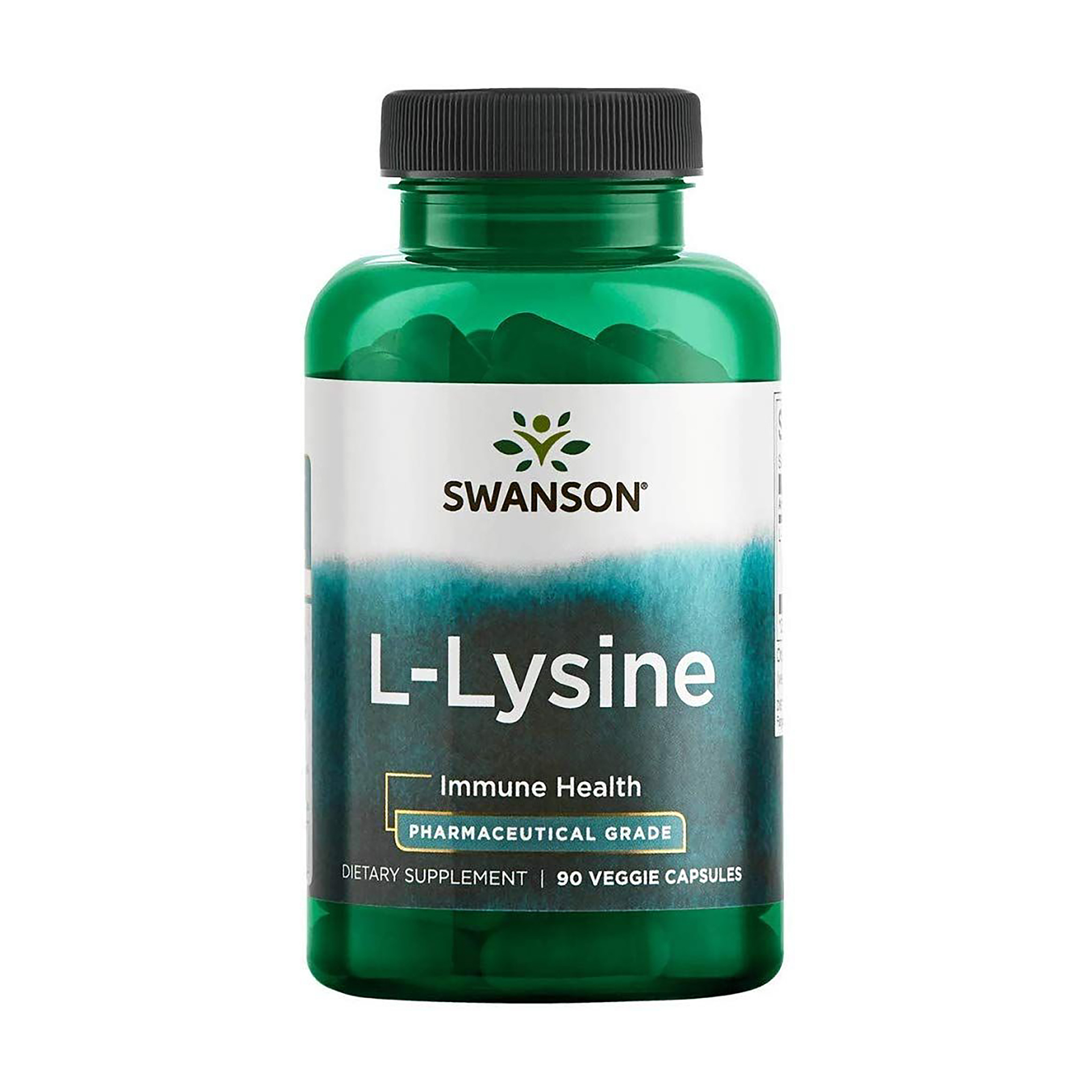 L-Лізин Swanson L-Lysine, 90 рослинних капсул